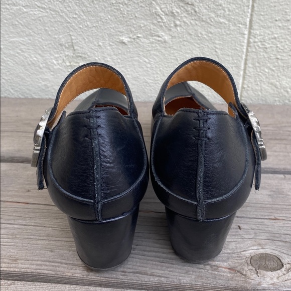 John Fluevog Leader Platform Mary Jane Heels Size 5.5 Black Worn Twice MSRP $499 - Picture 7 of 15